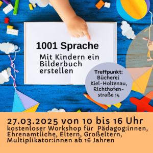 Mehr über den Artikel erfahren Workshop – Mit Kindern ein Bilderbuch erstellen