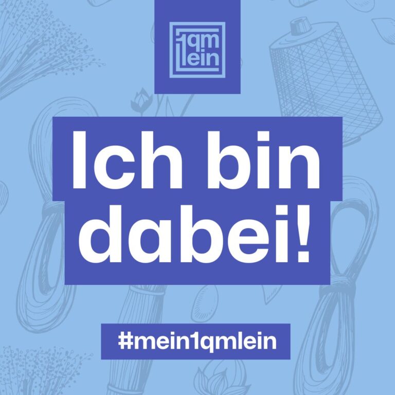Mehr über den Artikel erfahren 1m² Lein – Wir machen mit
