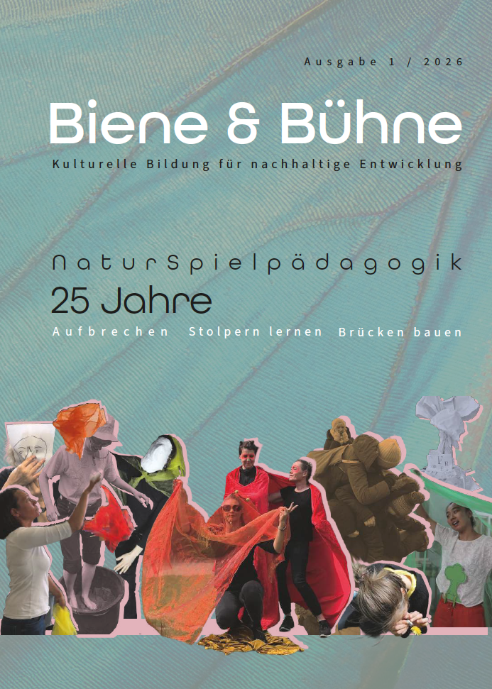 Mehr über den Artikel erfahren Unser erstes Magazin für kulturelle BNE – Vorhang auf für Biene & Bühne